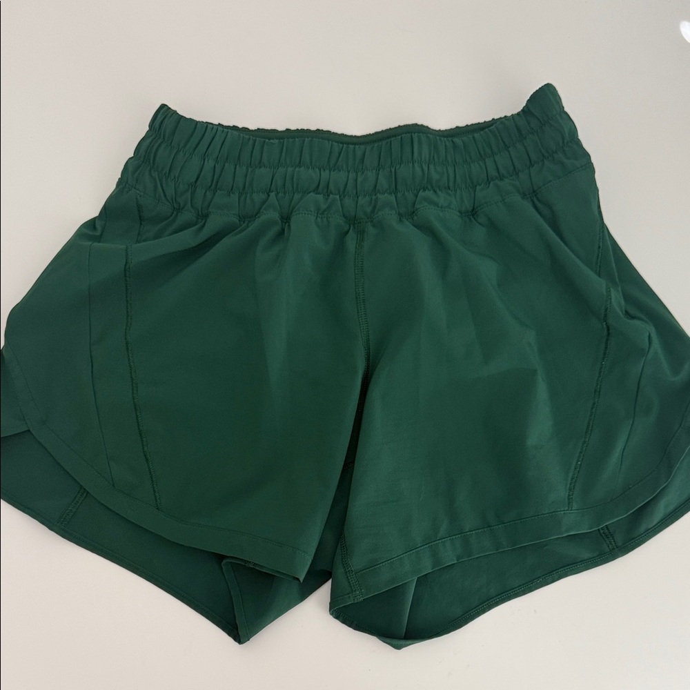 Lululemon Athletica Dark Green Athletic Shorts